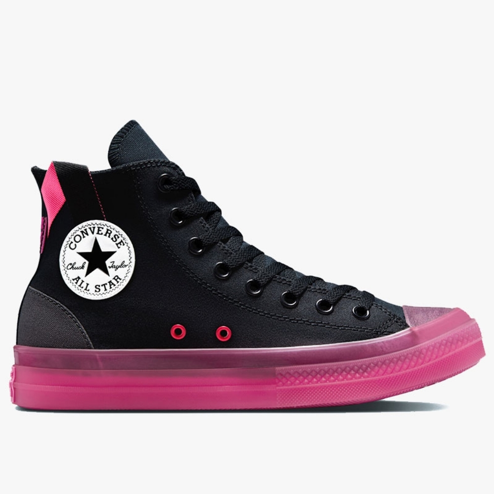 Chuck Taylor All Star CX Unisex High Top Shoe Black Hyper Pink 4.5 Men's 6.5 Wom